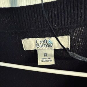 Croft & Barrow navy Sweater XL